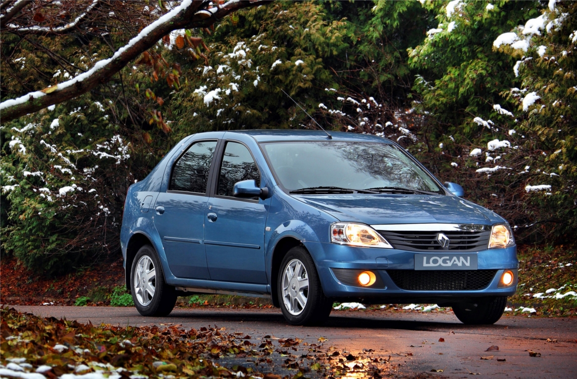 автомобиль, Renault Logan, тест-драйв, дорога, движение